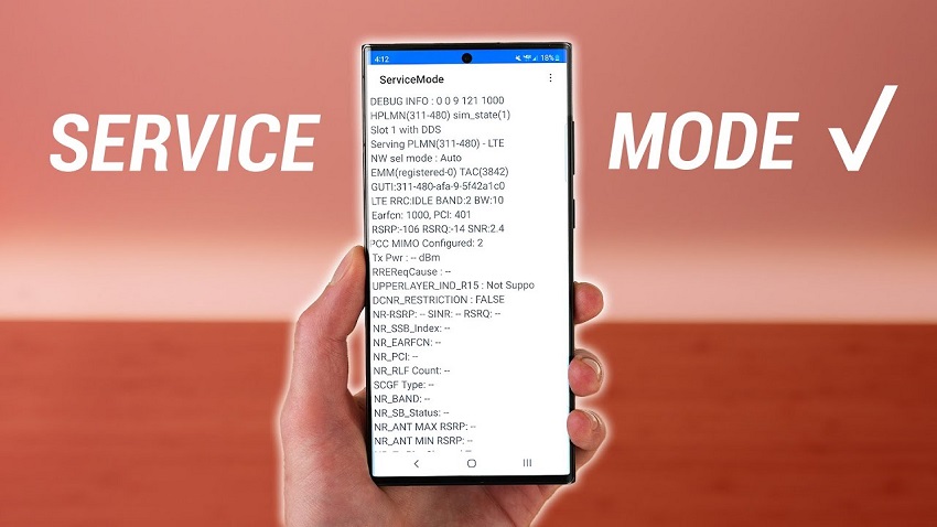 What is Service Mode Used For
